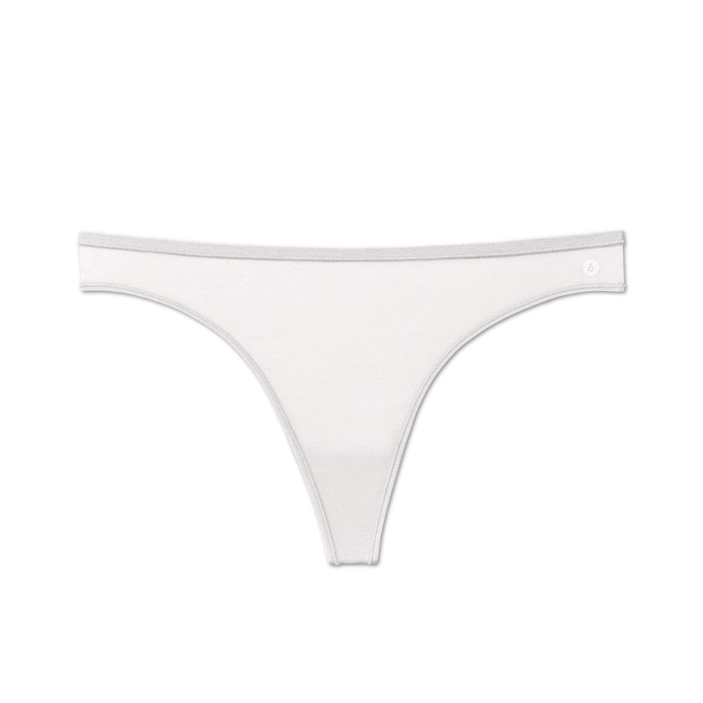 Allbirds Women's Trino® Thong - Briefs White - YOE712395